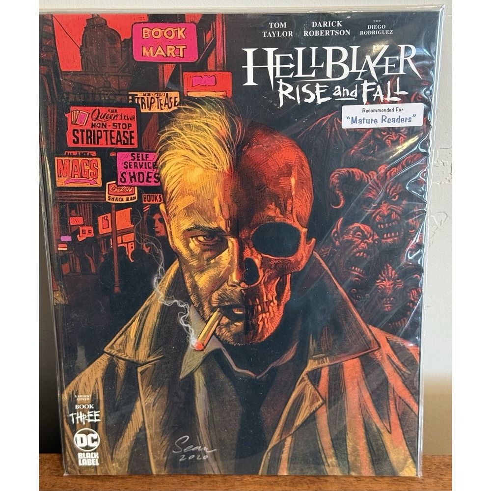 DC BLACK LABEL COMICS HELLBLAZER RISE AND FALL #3 APRIL 2021 VARIANT